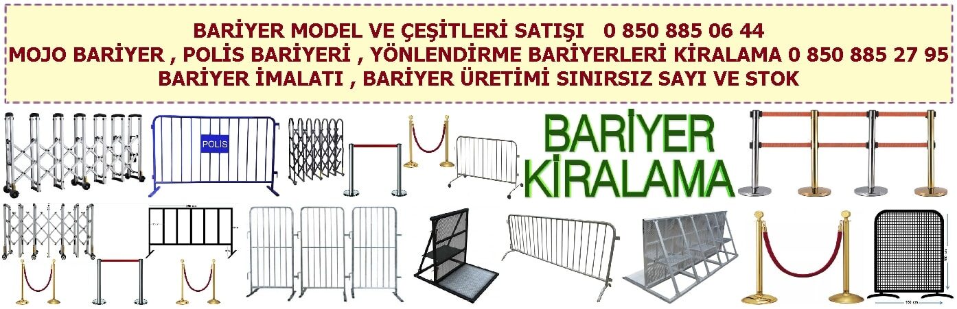 Polis Bariyeri kiralama , Mojo bariyer kiralama